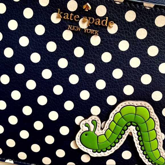 Kate Spade ♠️ 🐛 enchanted forest wristlet NWT - Picture 2 of 7